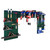 Green Metal Pegboard for Woodworking Tools Storage