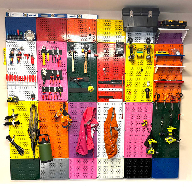 24 Reasons to NOT Pick a Single Pegboard Color