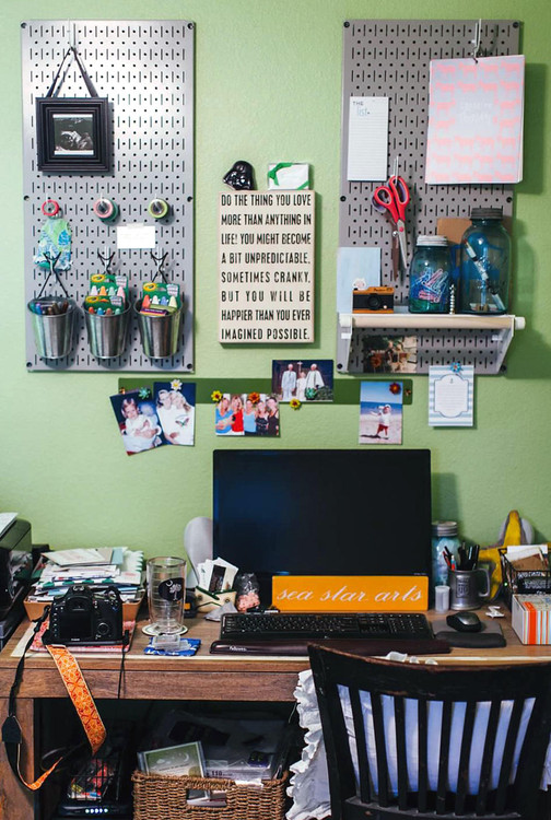 Chic Home Office Organization