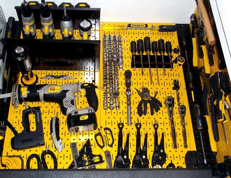 Peg Board Tool Organization Perfection