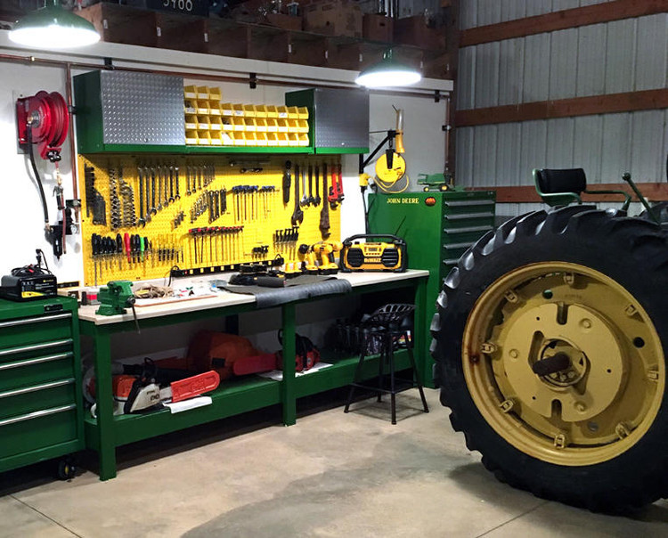 Terrific Tractor Tool Board Organization - Wall Control Pegboard Organizers  - Wall Control