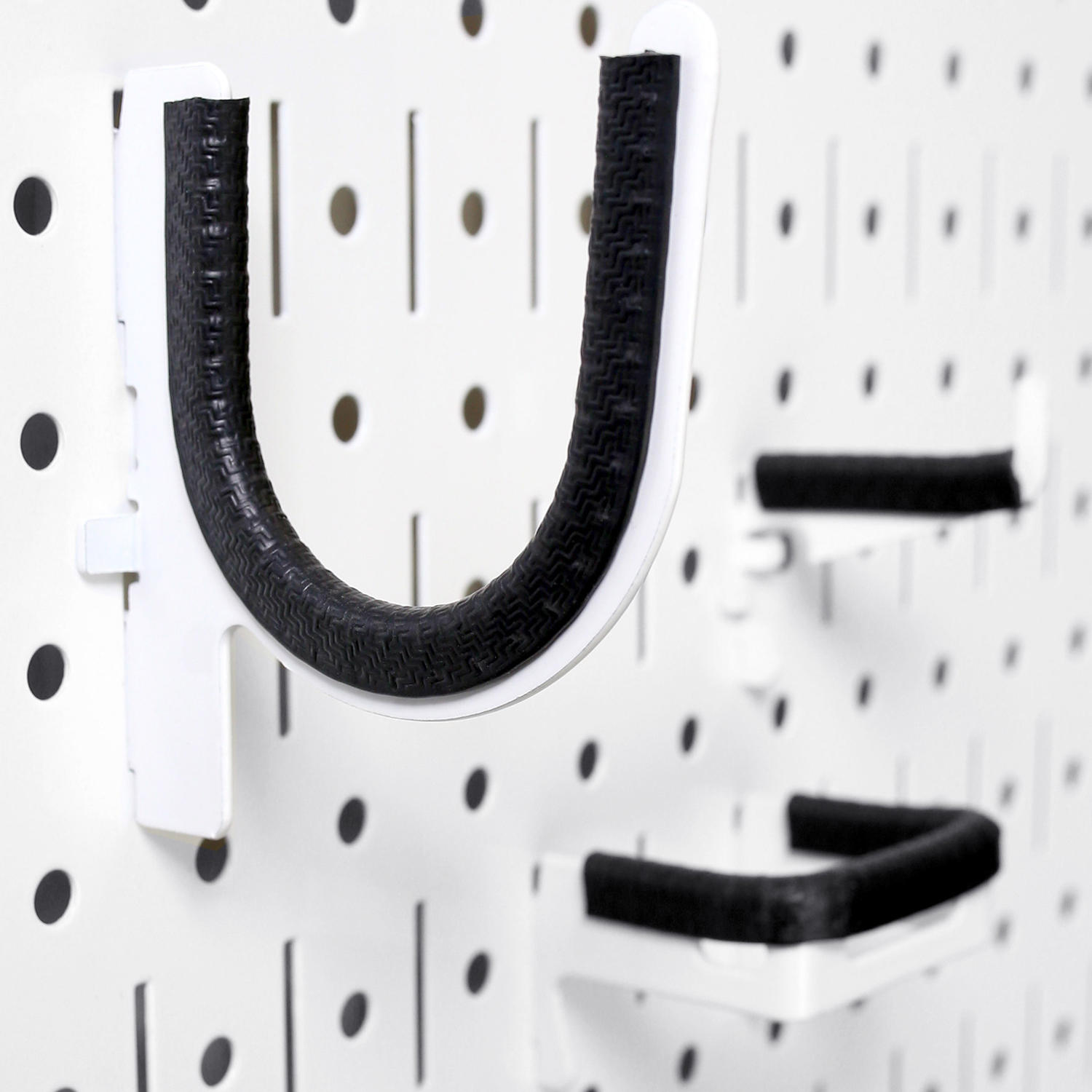 Rubber Coated Pegs - Rubber Liner for Wall Control Pegboard Hooks Rubber Coated Pegs - Rubber Liner for Wall Control Pegboard Hooks
