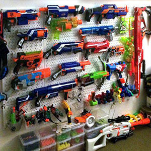 Ideas For Nerf Gun Rack / 58 Genius Toy Storage Ideas ...