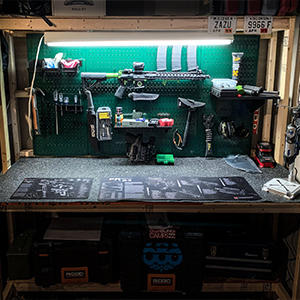 Gun Storage and Workbench