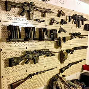 Gun Wall Storage Display Organizer