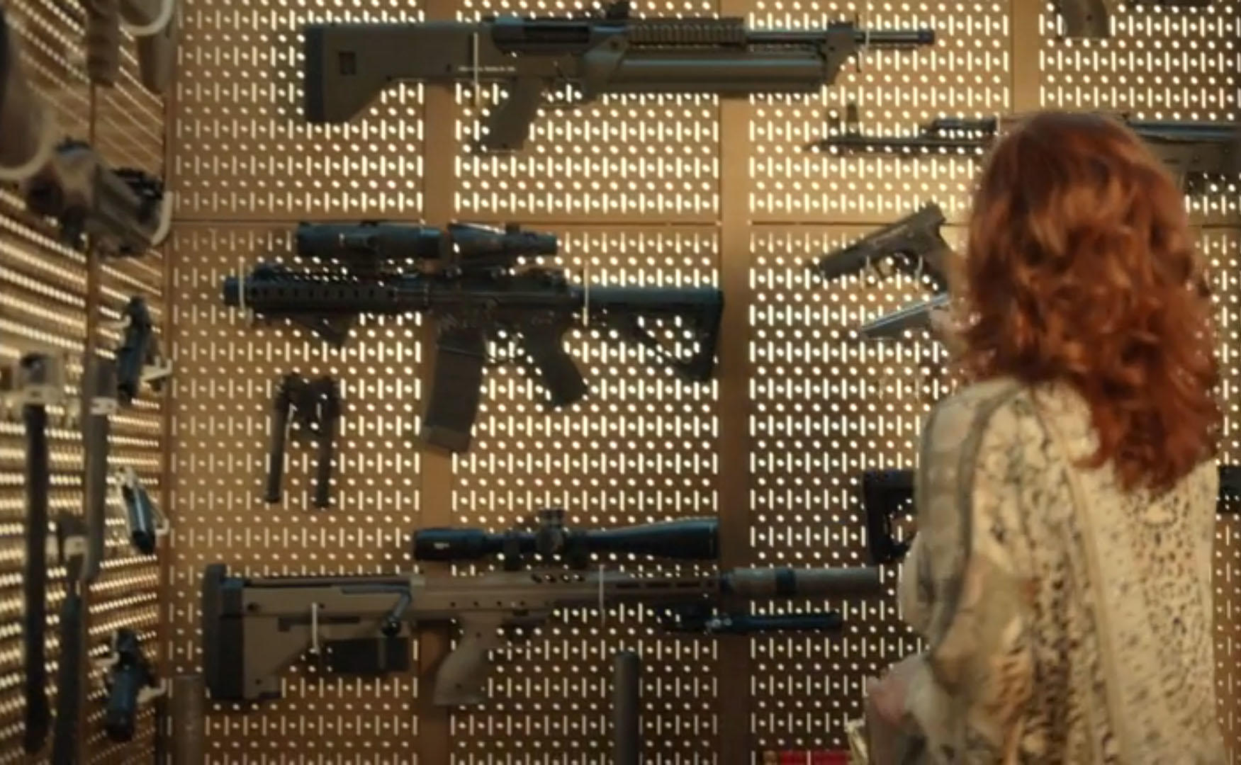 10 Pack Pegboard Slatwall Rifle Gun Cradle Hook Holder Display Rack