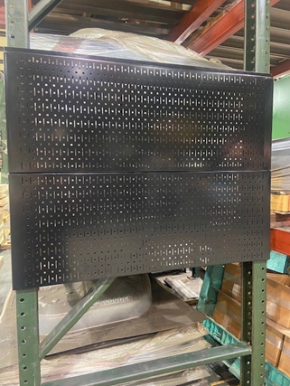 Pallet Racking End Caps Pegboard Storage