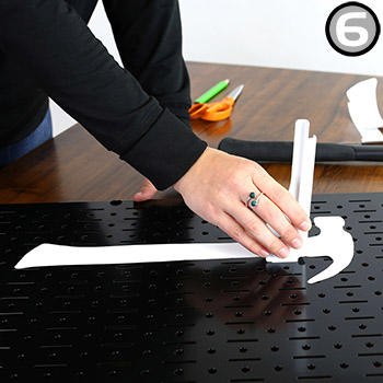 Step 6: How to Create Shadow Board with Shadow-Mark Tools Silhouette Tape Rolls