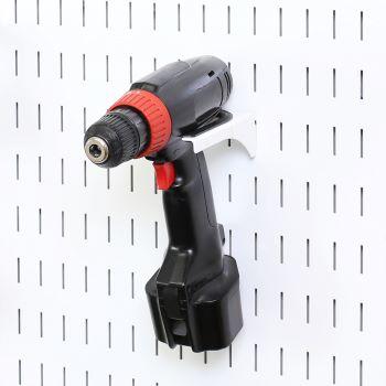 Handle Holder Pegboard Drill Bracket Storage