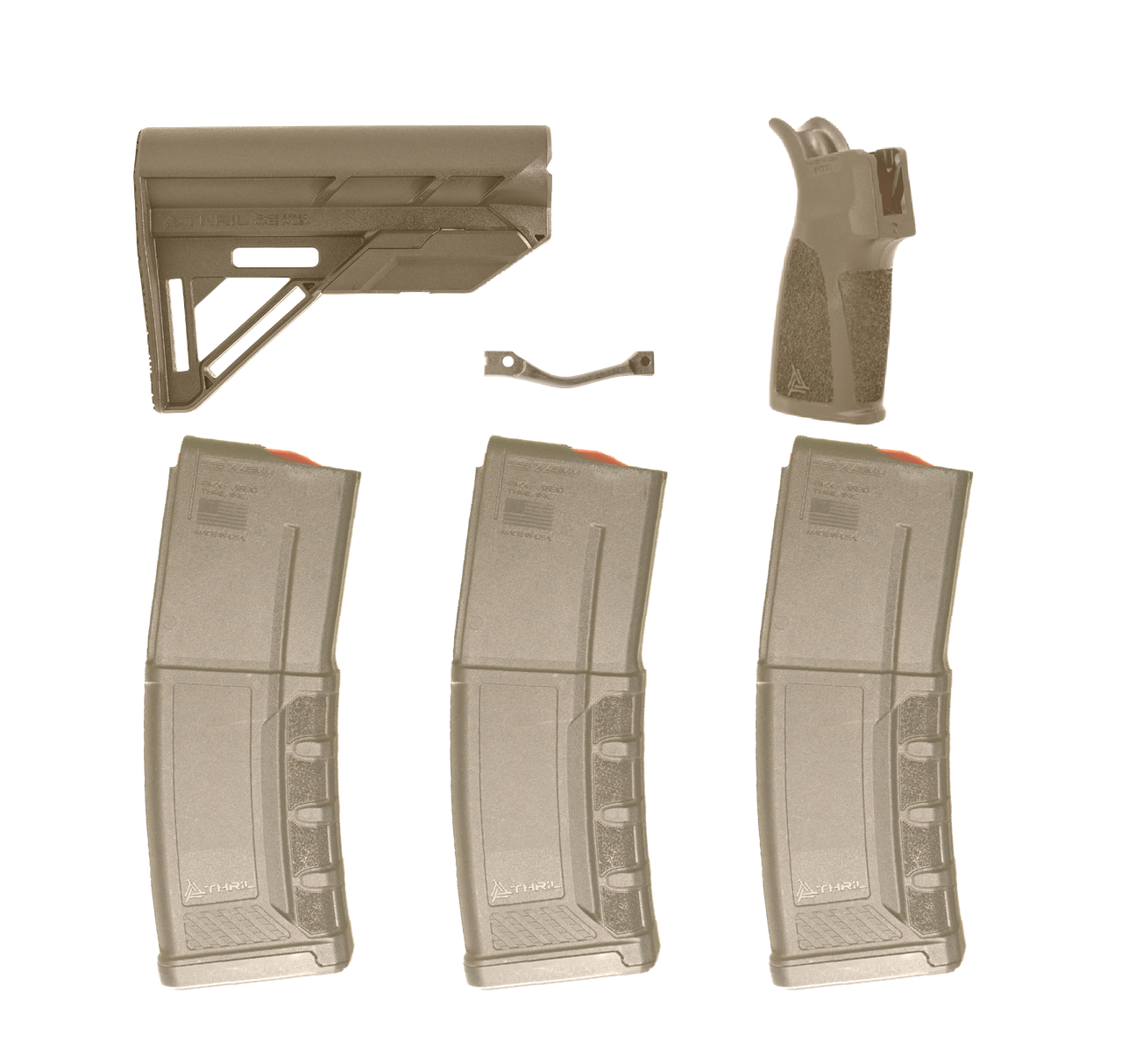 THRiL | Bantam AR 15 Furniture Kit | Bantam Stock, RTG Grip, AR