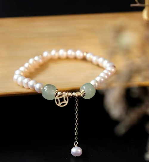 [In-store] Vòng Tay Thiên Nhai Ngọc Hòa Điền - Skystone Bracelet