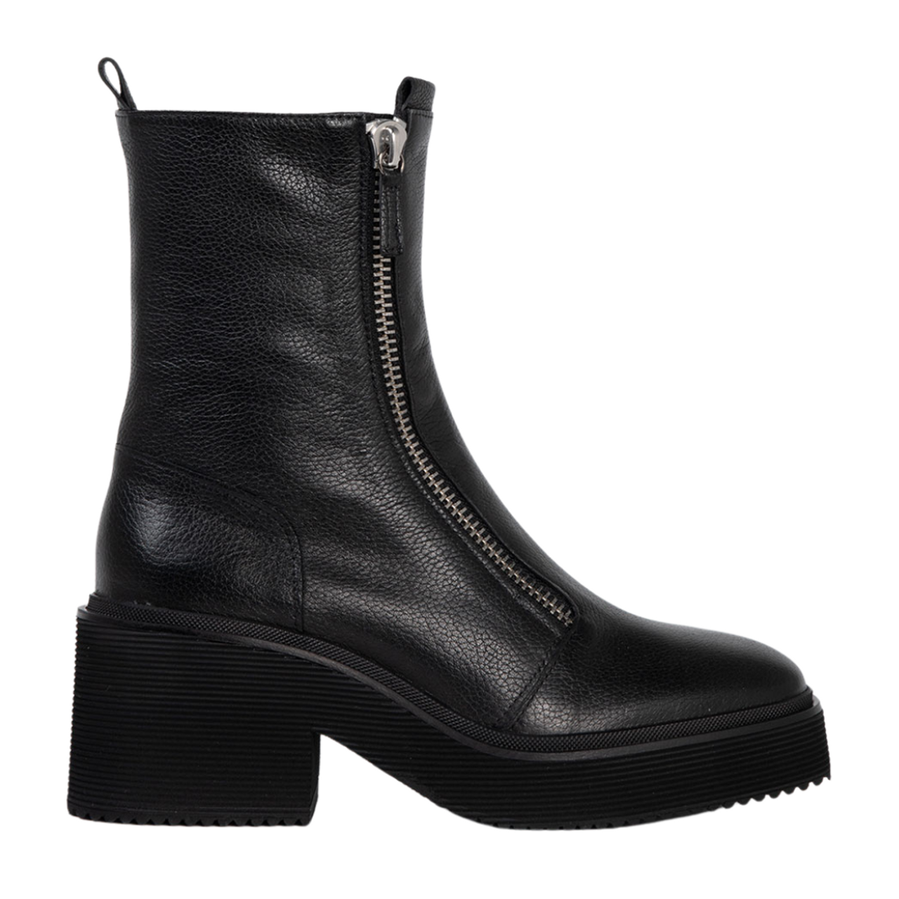 Flat ankle boots SIENA Bufalino Negro