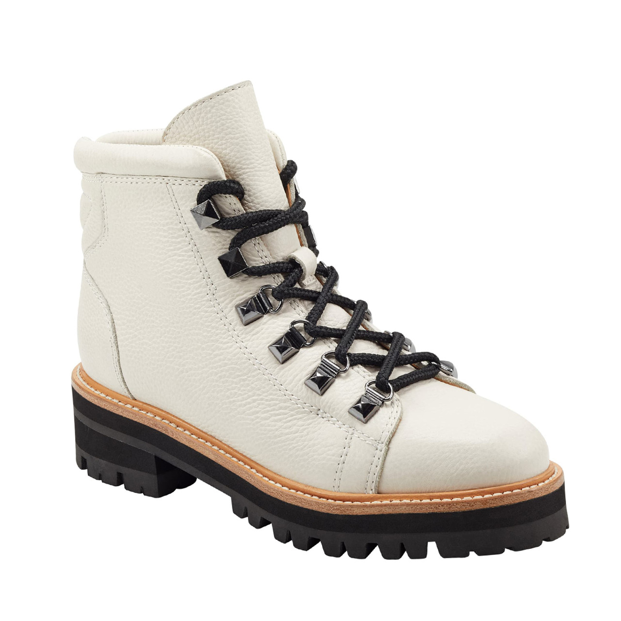 white hiker boots