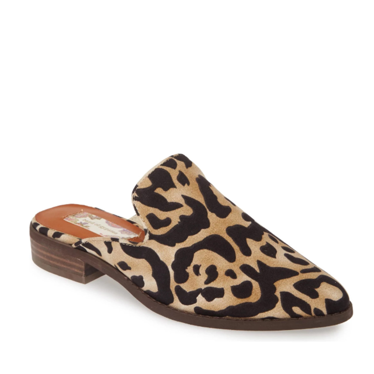 leopard print mule