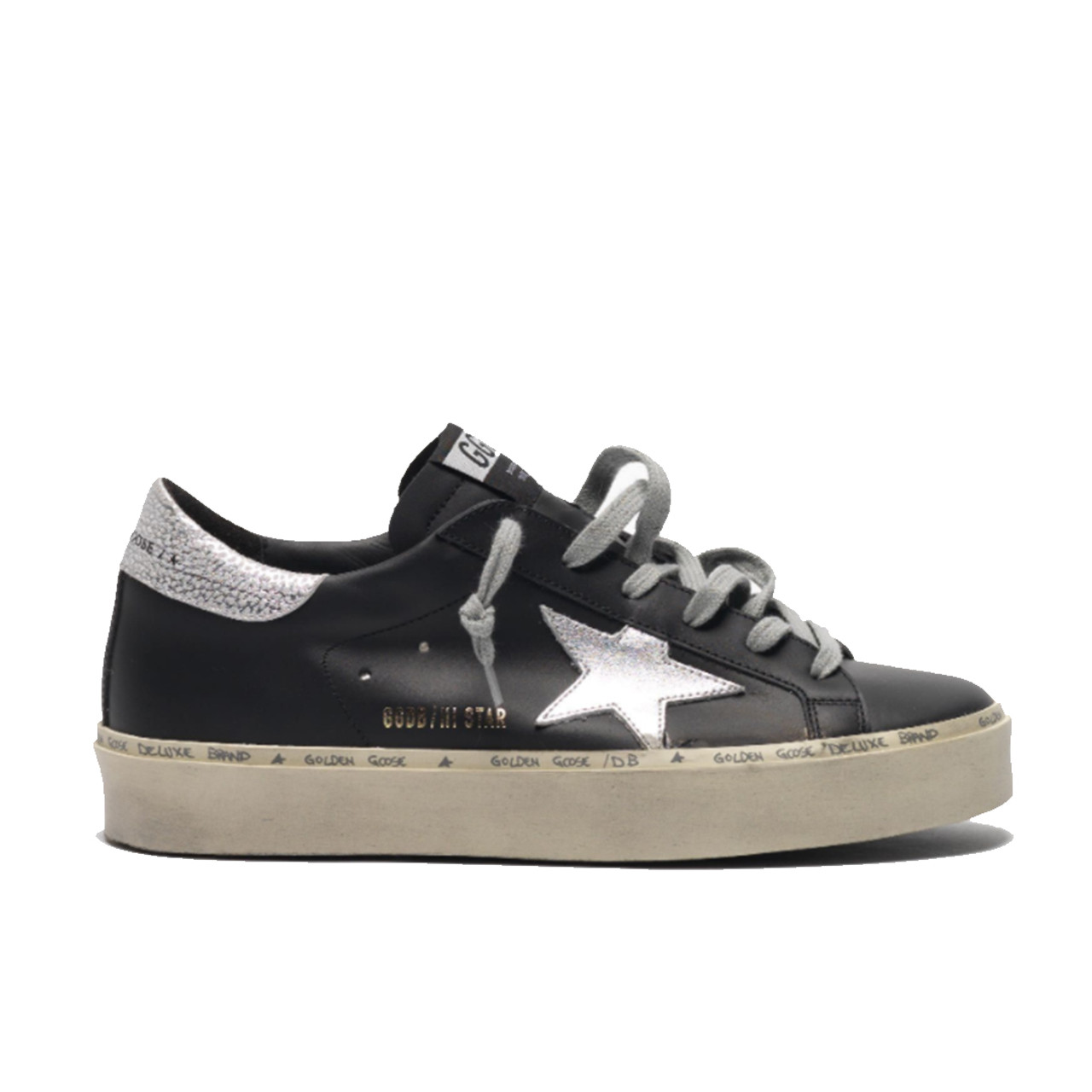 golden goose black hi star sneakers