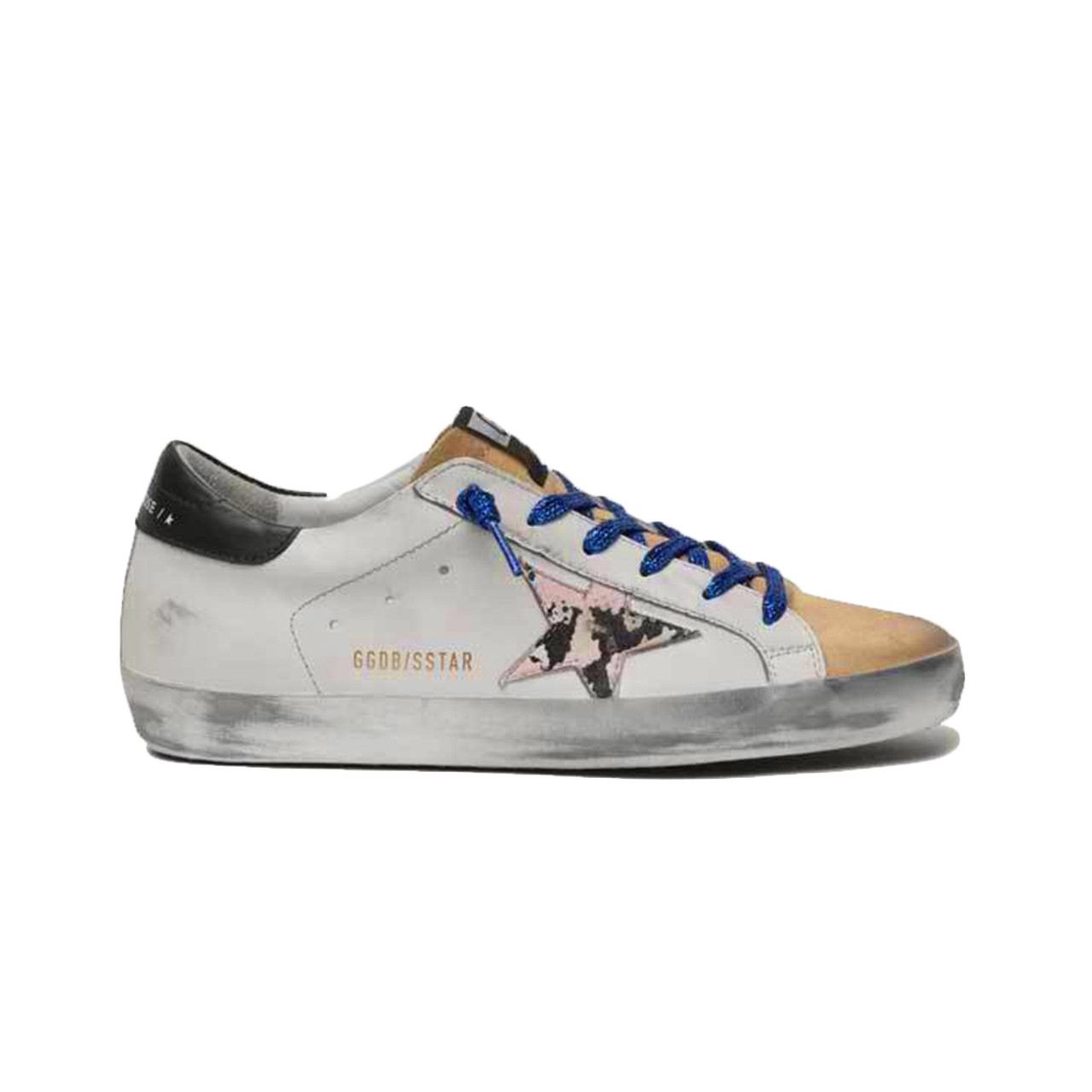 Superstar Golden Goose Sneakers - White/Cappuccino/Pink Python