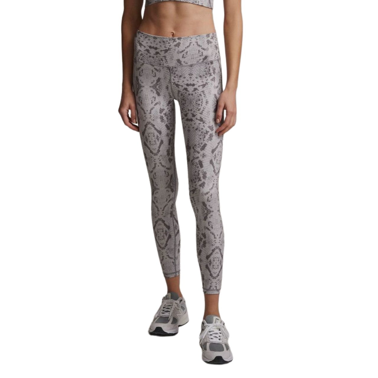 Varley Century leggings in grey snake print