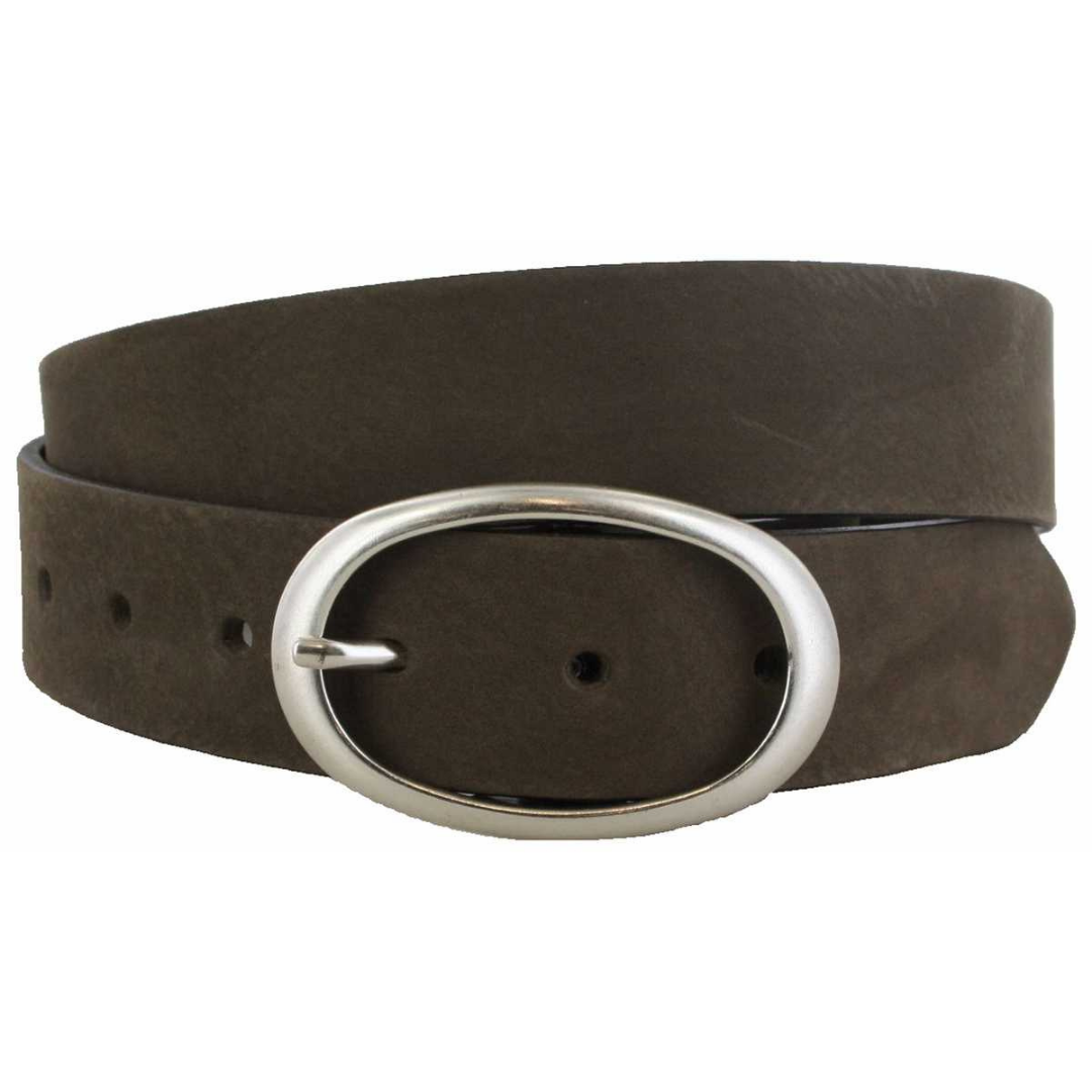 ladies black leather belt