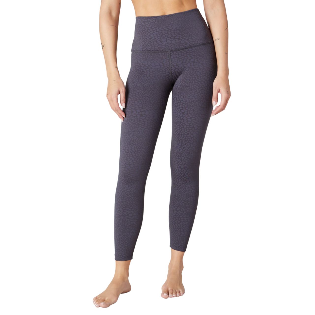 Beyond Yoga Caught In The Midi High Waisted Legging in Shadow Grey