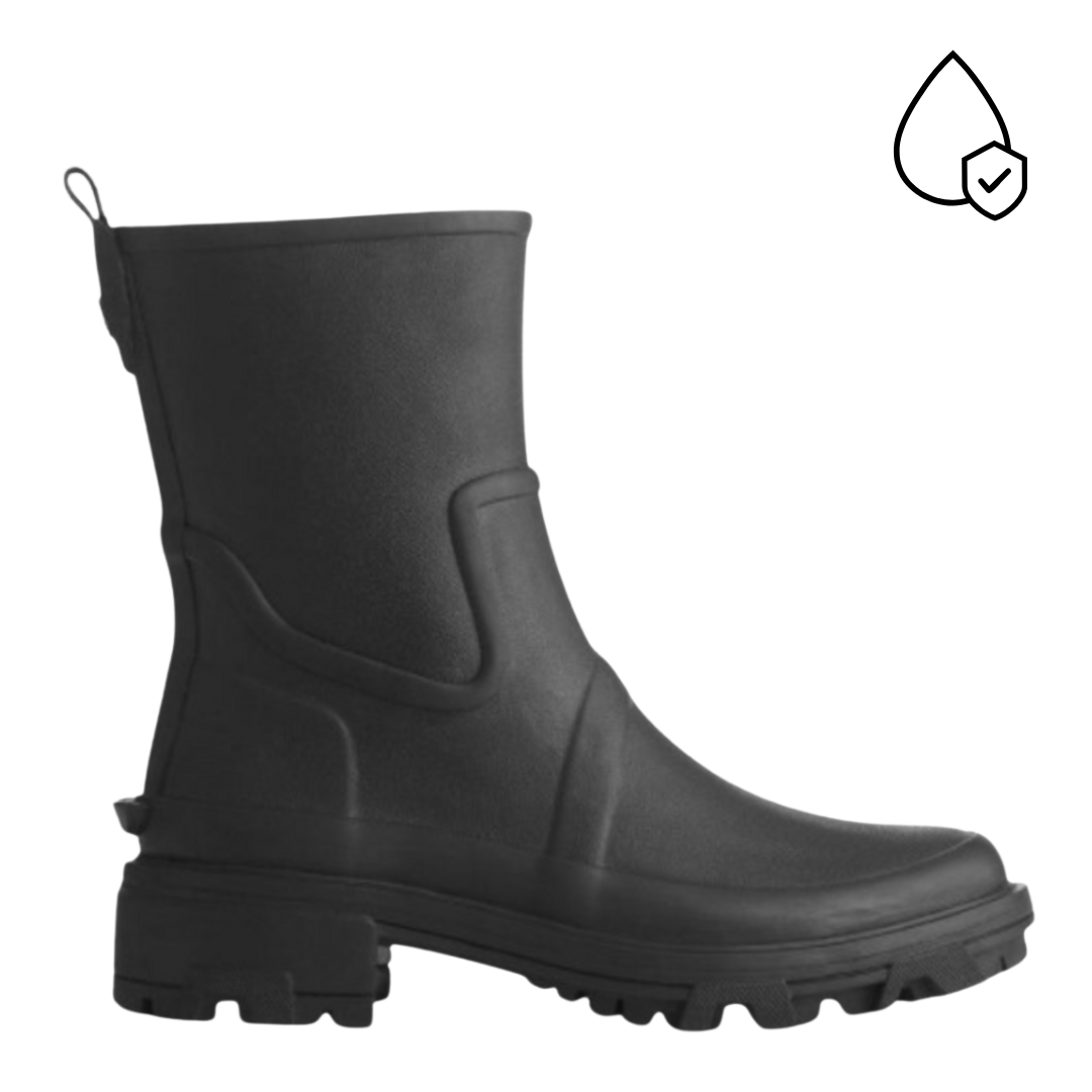 Shiloh Combat Rain Boot in Black COCO GOOSE