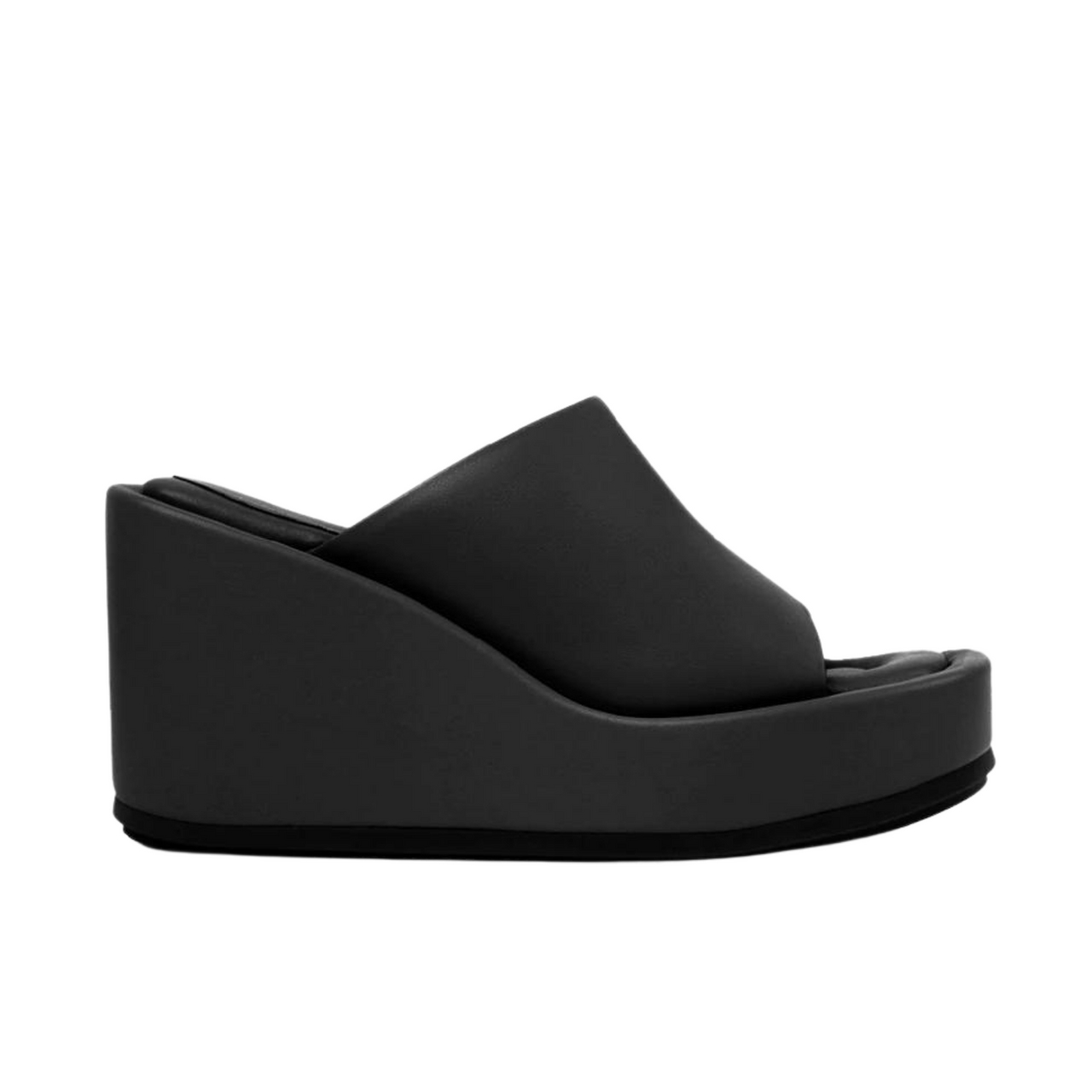 black stretch platform slide