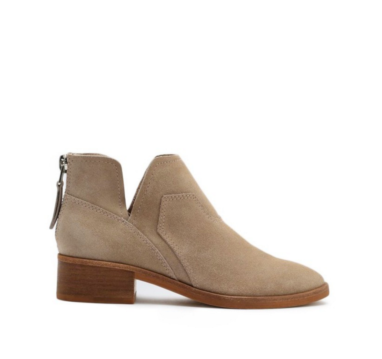 dolce vita women's vesa suede zip booties