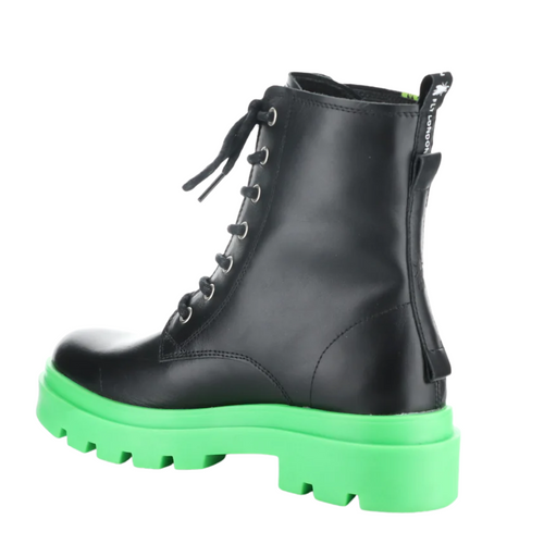 Jacy Combat Boot in Black