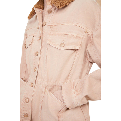 The Odette Jacket in Rosewood Wash 