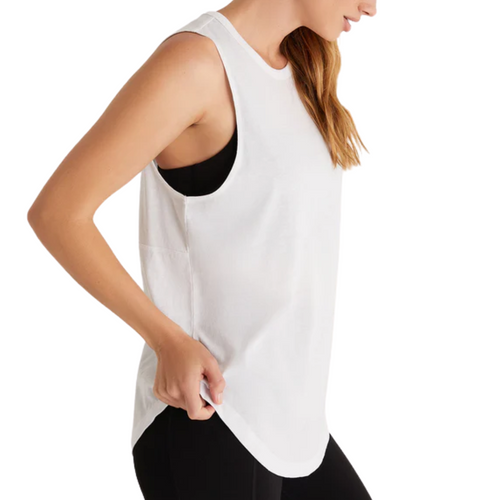 Glow With The Flow Tank in White