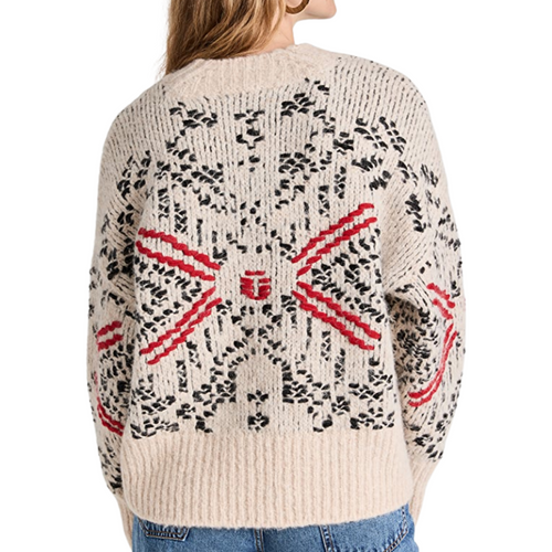 Stella Crew Sweater in Oatmeal Multi