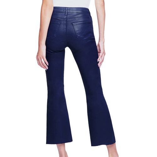 Kendra Coated Jean in Midnight Blue