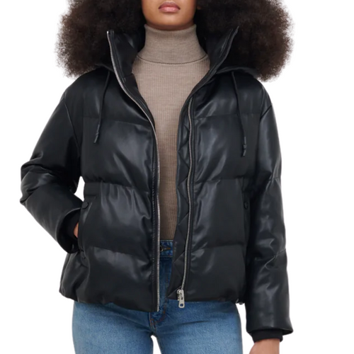 Poppy Puffer in Black