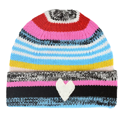 Beanie Marled Stripe in Multi