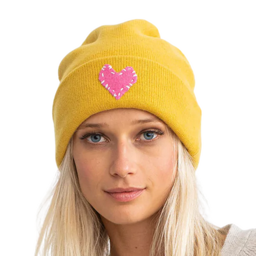 Love Beanie in Golden