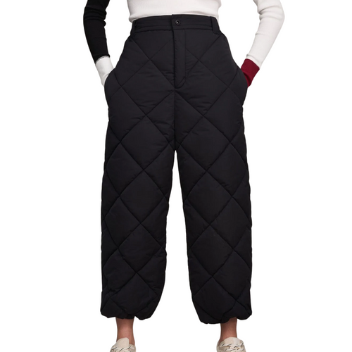 Mika Quilted Pant in Black