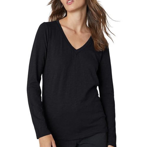 Blaire Original Slub Tee in Black