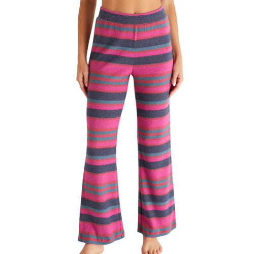 Lounging Around Stripe Pant in Midnight Blue