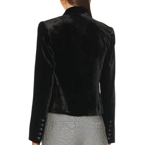 Brooke Crop Blazer in Black