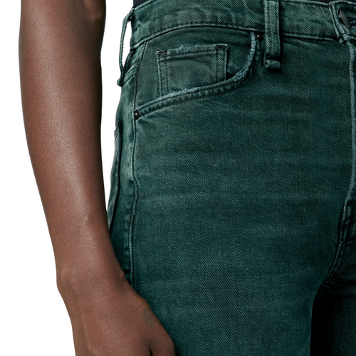 Faye Ultra High-Rise Bootcut Jean in Overdye Scarab