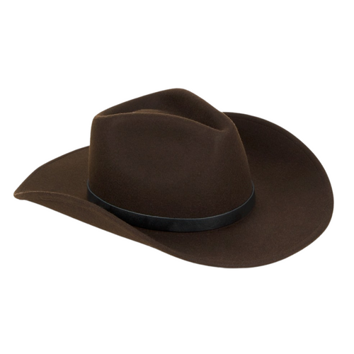 Ohara Wool Cowboy Hat in Espresso   