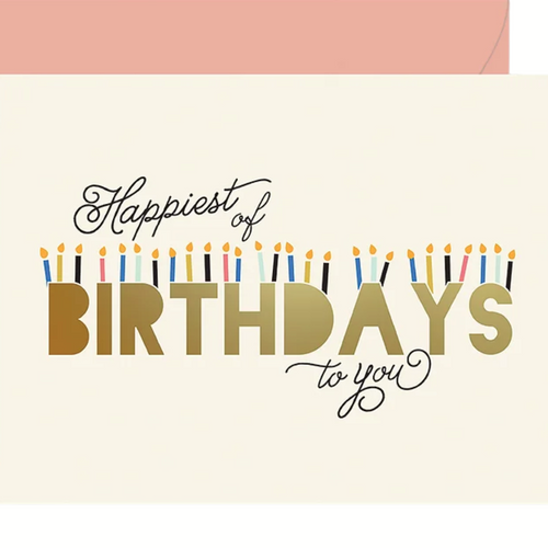 Happiest of Birthdays to You Greeting Card
