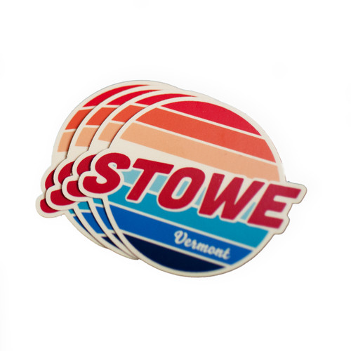 Stowe Vintage Circle Sticker