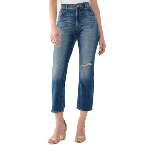 Jerry High Rise Straight Jean in Edmund