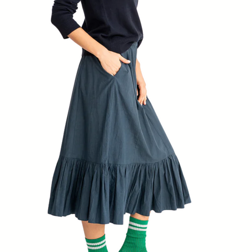 Madeleine Maxi Skirt in Midnight 