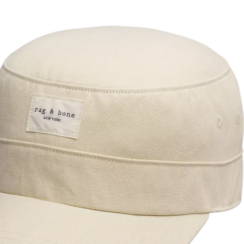 Addison Flat Cap in Parchment 