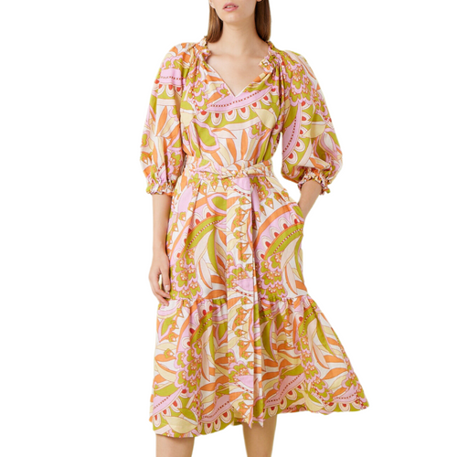 Waverly Dress in Sunburst Print