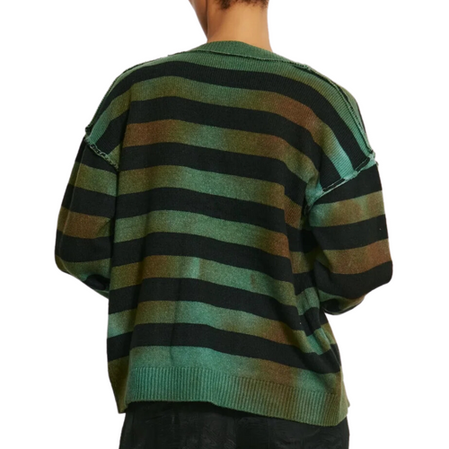 Viola Cardigan in Forest Stripe