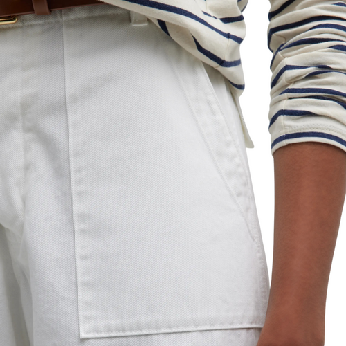 Leon Boy Pants in White