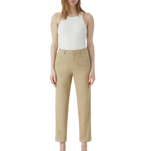 Auckley Organic Cotton Pants in Reed Beige 