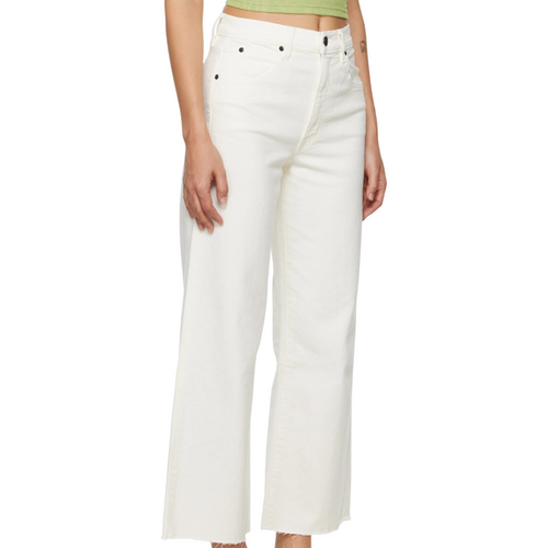 Grace Crop Jeans in White